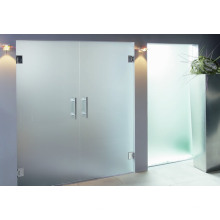 Portes Verre, Verre de salle de bain en panneaux de clôture décoratifs en feuilles transparentes